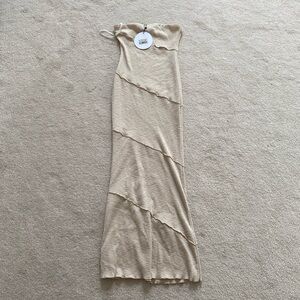 Princess Polly Elegant Beige Maxi Dress